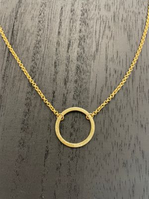 Wholeness Necklace Brushed Gold