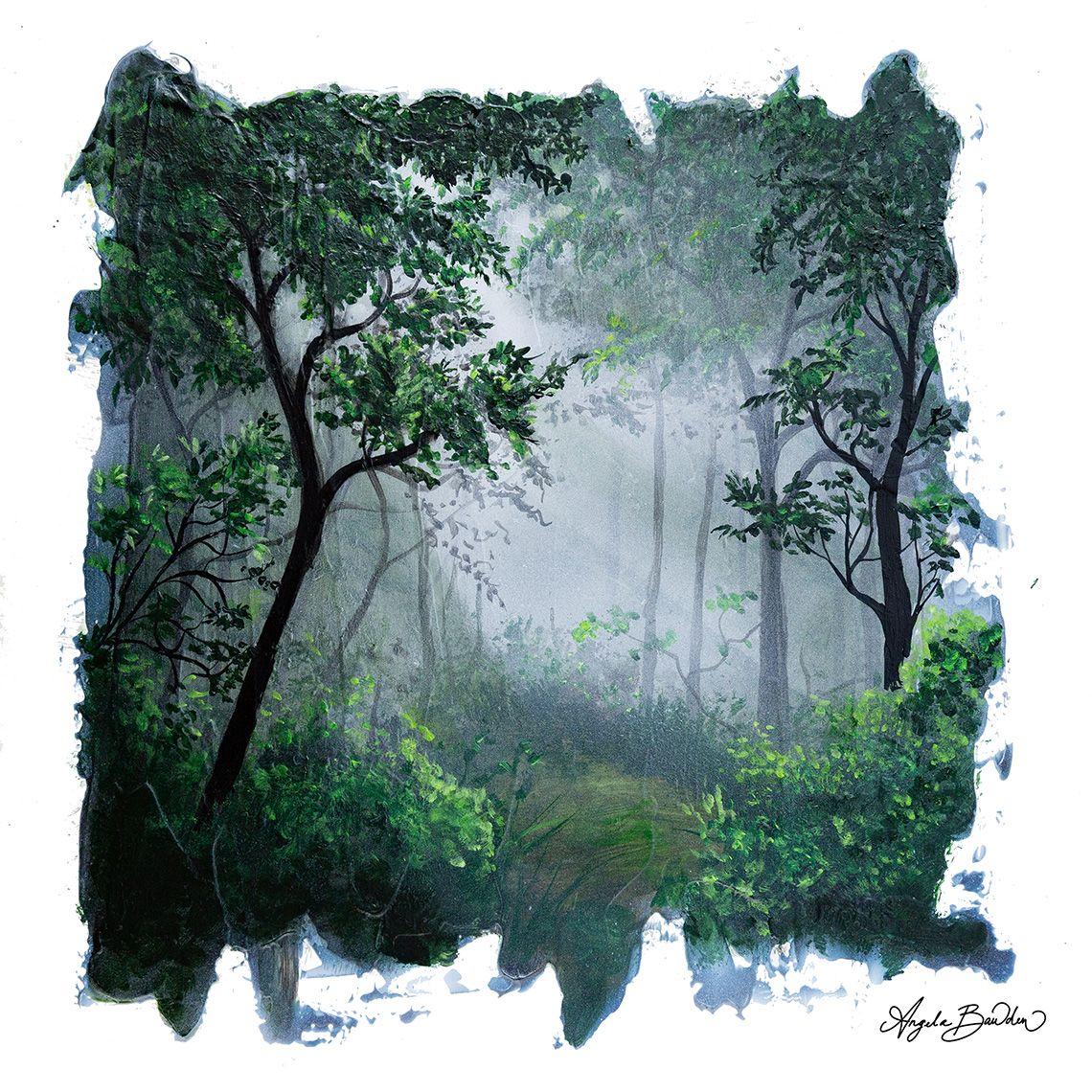 After The Storm 2- 12X12" Art Print by Angela Bawden