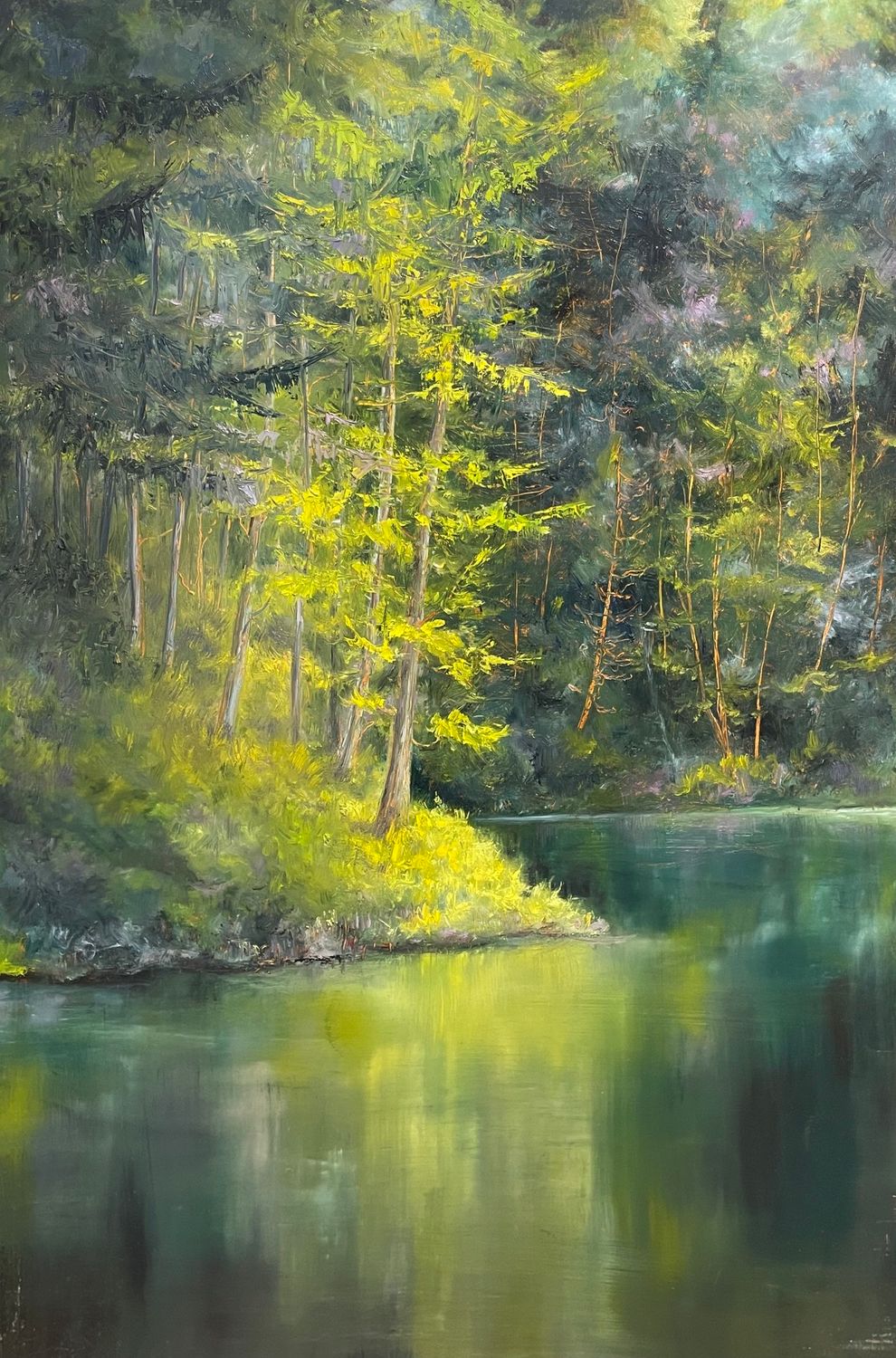 Emerald Silence 24X36" Original