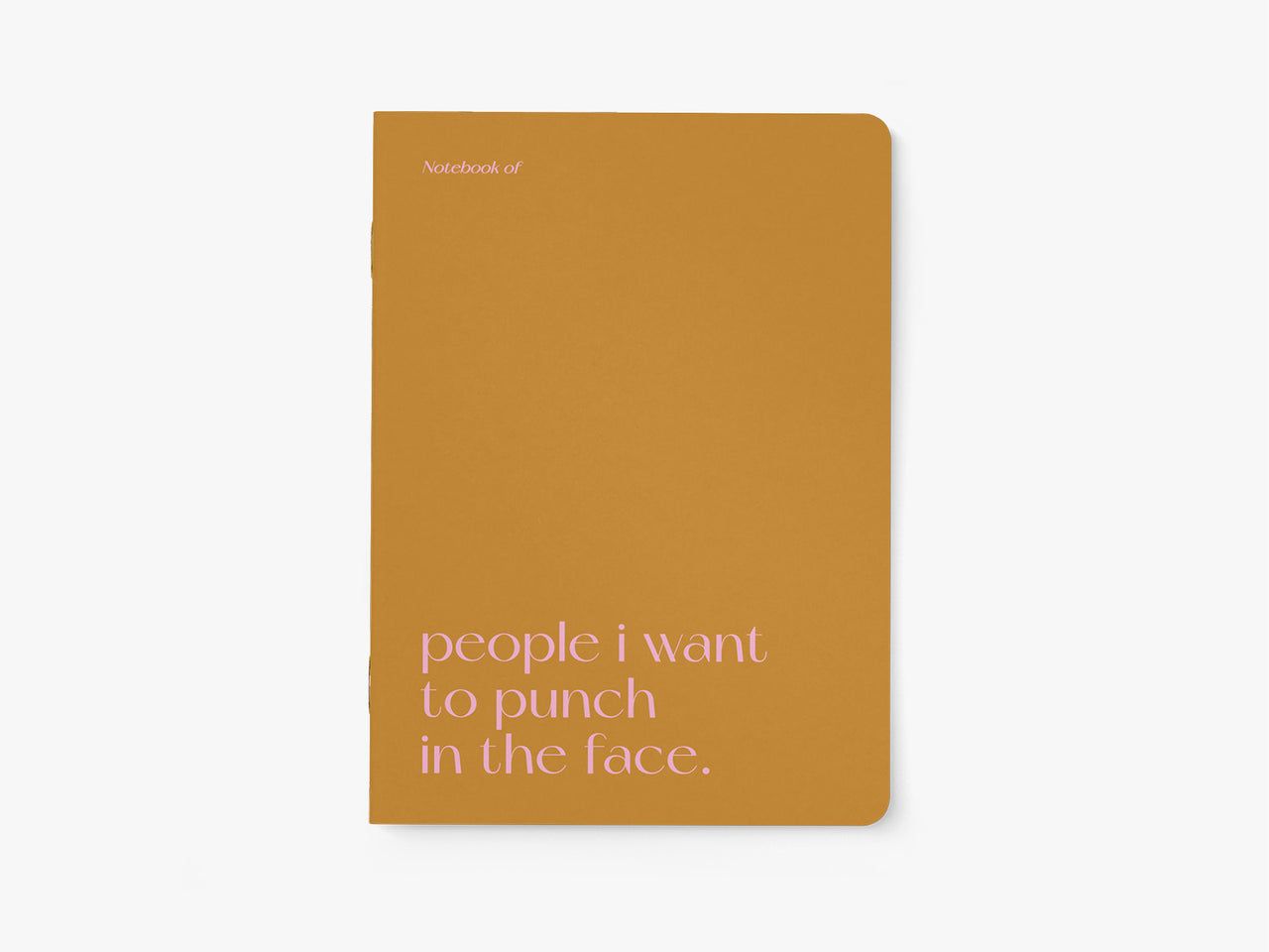 Notebook - Punch in the face