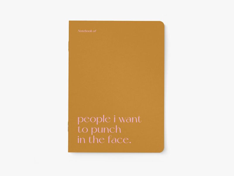 Notebook - Punch in the face