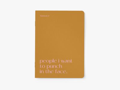 Notebook - Punch in the face