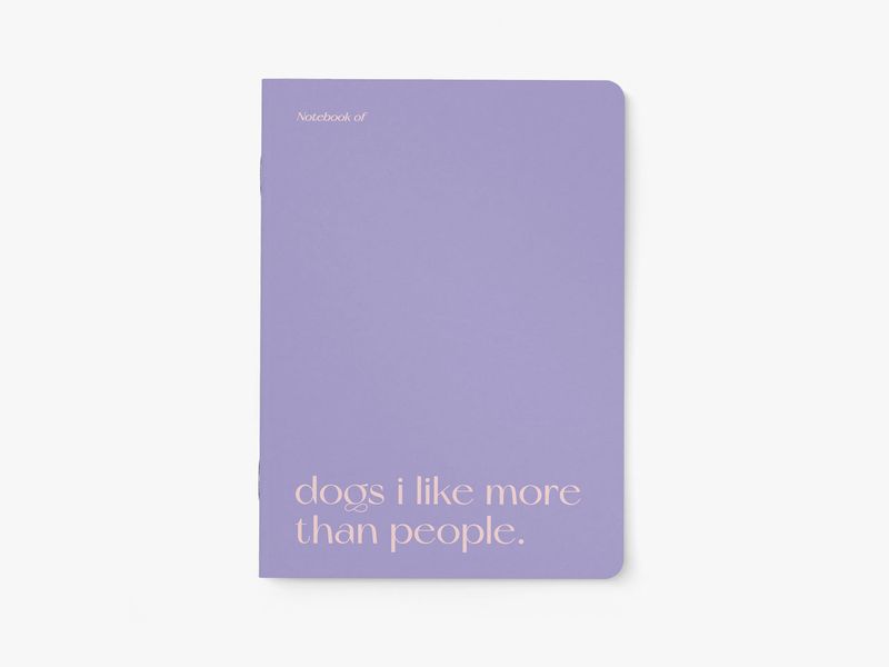Notebook - Dogs I like more