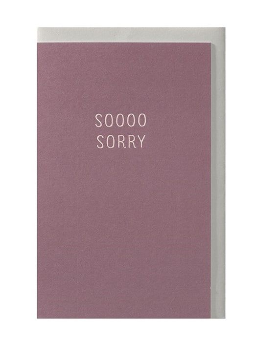 Soooo Sorry