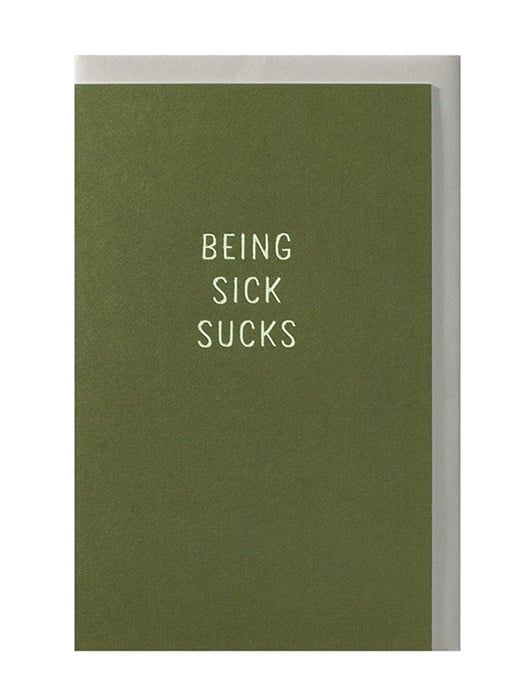 Being sick sucks