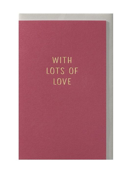 With lots of love