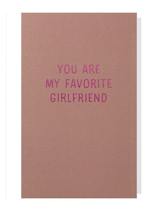 You Are My Favorite Girlfriend