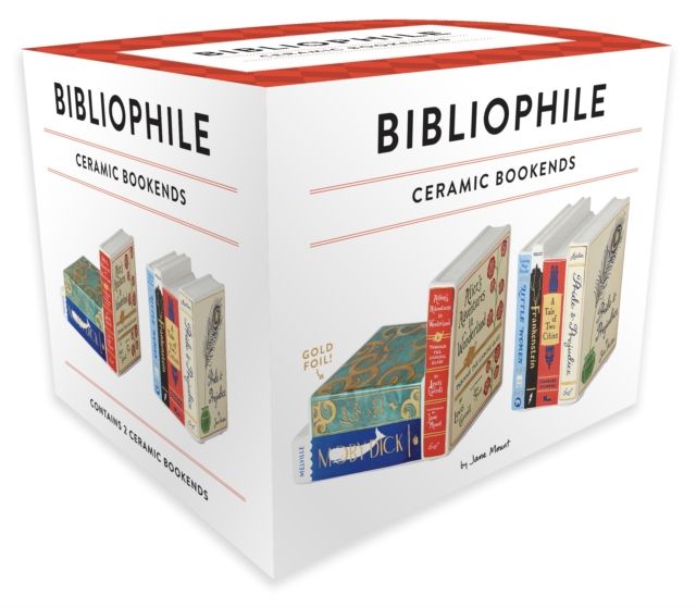 Bibliophile - Ceramic Bookends