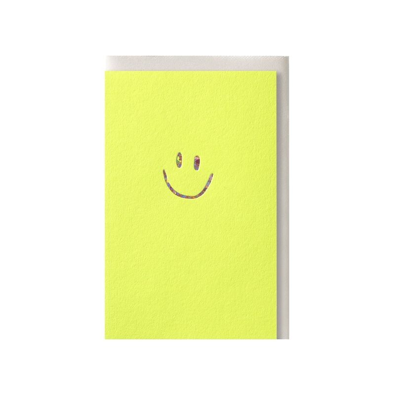 Fluo geel smiley