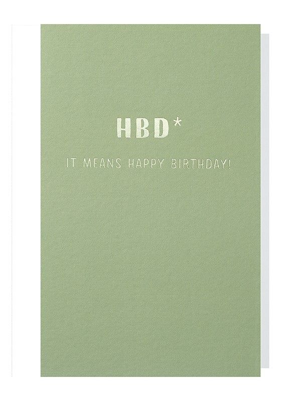 HBD