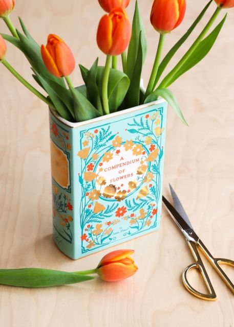 Bibliphile Vase - A Compendium of Flowers