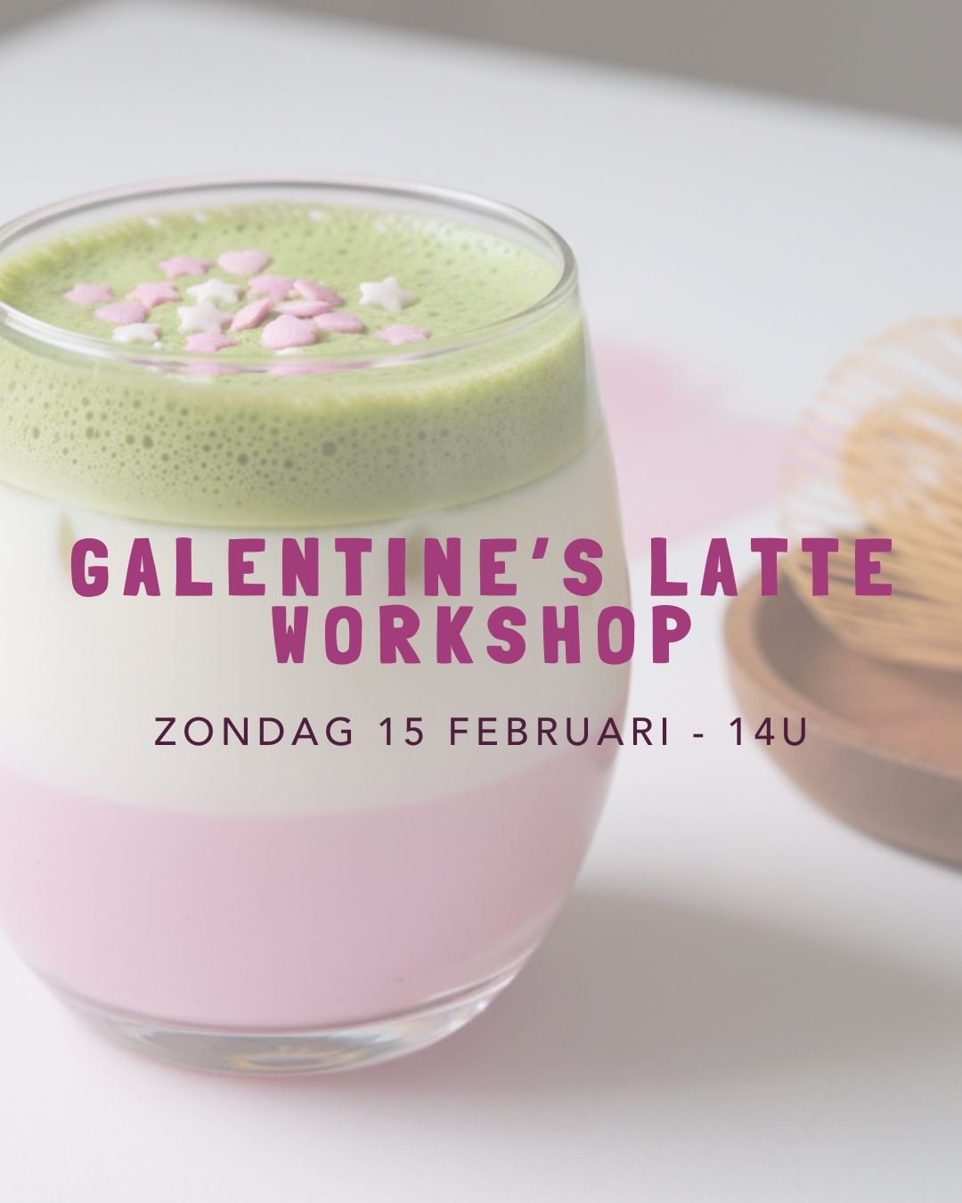 Galentine’s Latte Workshop: Matcha • Hojicha