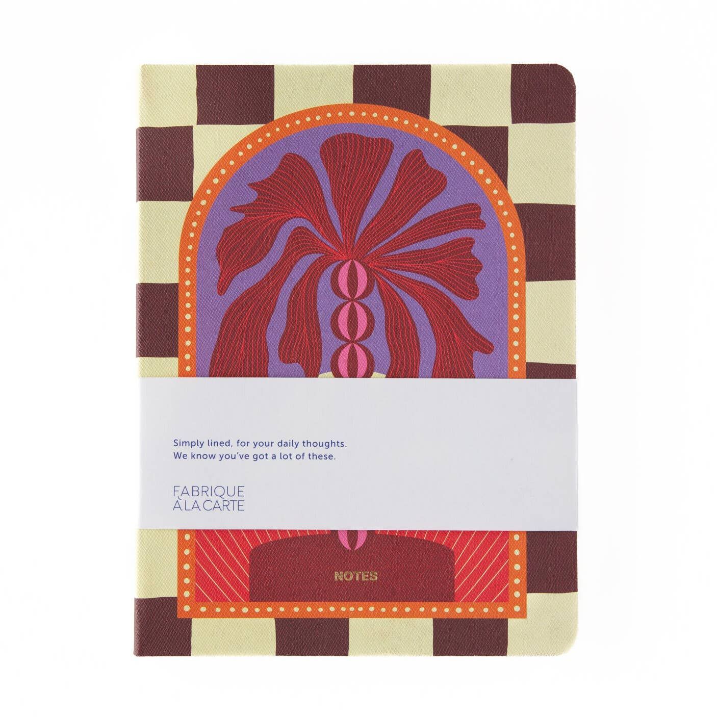 A-Journal Notitieboek - Geruit palm