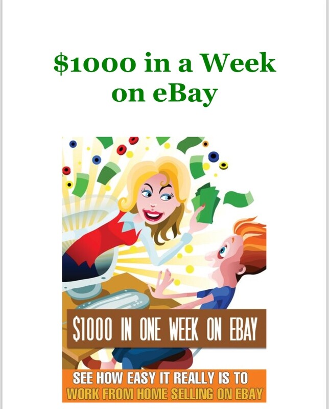$1000 in a week On Ebay