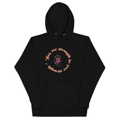 Staple hoodie with large embroidery