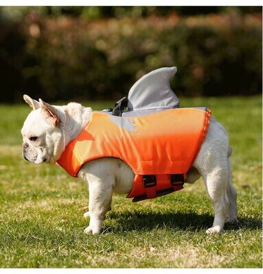 New Flying Shark Fin Life Jacket Dog Swimming Suit Outdoor Pet Sports Suit Dog