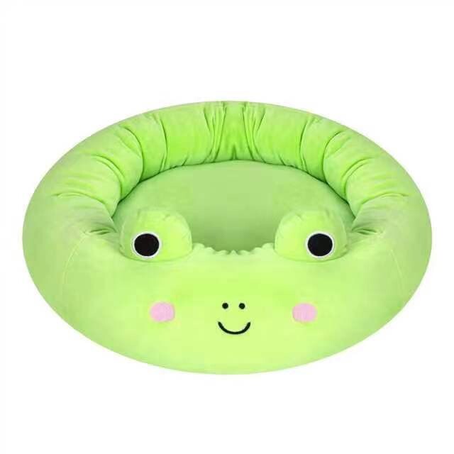 Cartoon Frog, Octopus, Pineapple, Dolphin, Round Pet Kennel, Cat Nest, Universal For Cats And Dogs, Universal For All Seasons