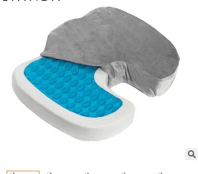 Supply Summer Gel Cushion Slow Rebound U-shaped Memory Foam Gel Ice Pad Car Office Cooling Pad Hemorrhoid Pad