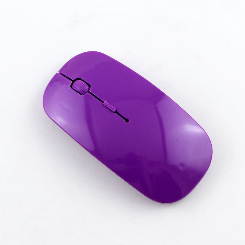 Game office wireless mouse, Color: Purple