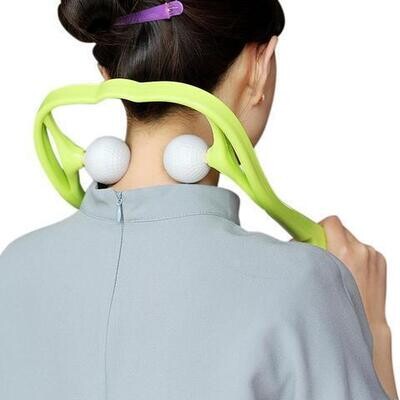 Office acupuncture neck and neck massager