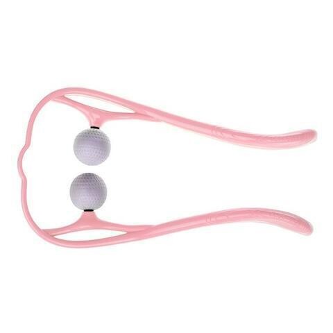 Office acupuncture neck and neck massager, Color: Pink