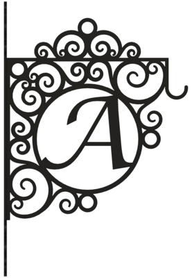 Personalized Heavy Duty Indoor/Outdoor Plant Hanger, Scrolls