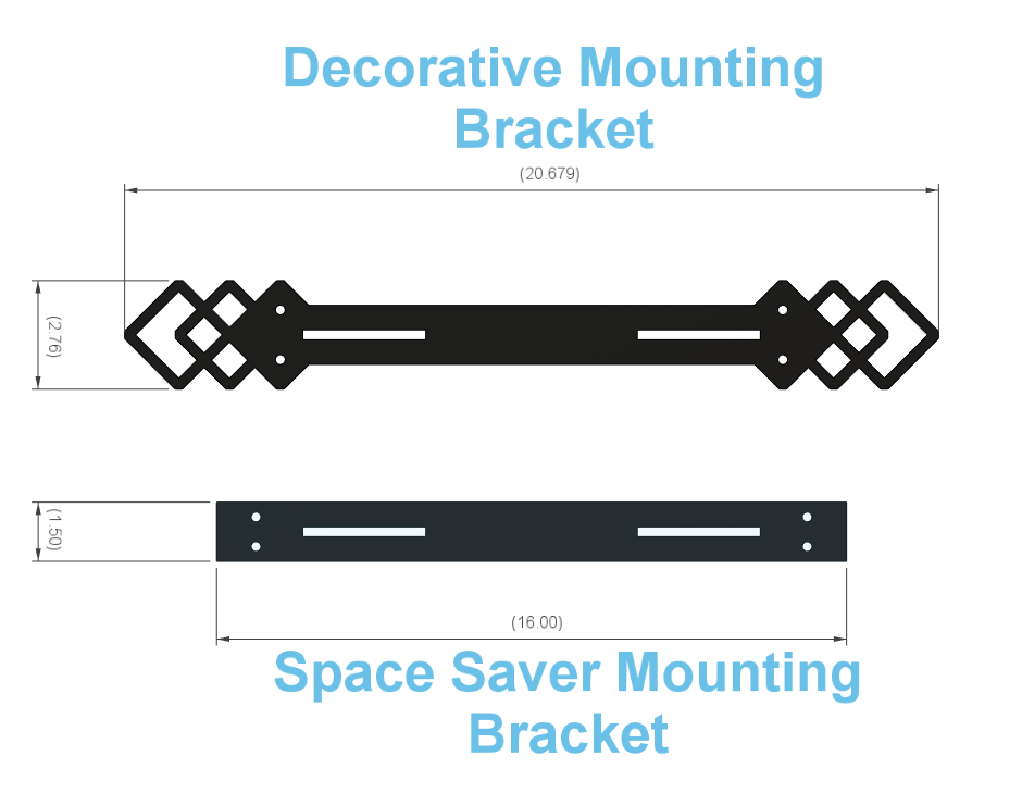 Personalized Heavy Duty Indoor/Outdoor Plant Hanger, Diagonal Lines