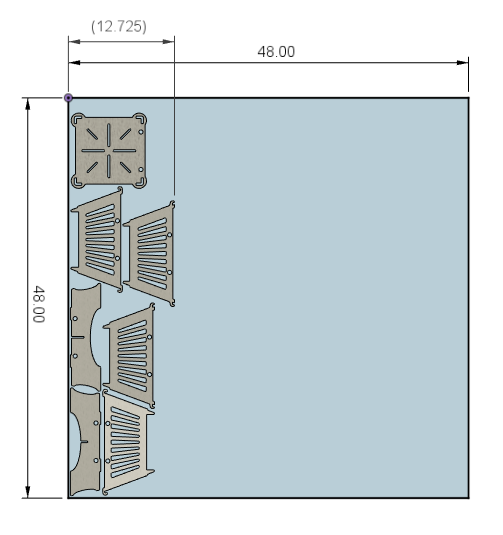 Cut Files for Mini Collapsible Fire Pit, 12&quot;, DXF