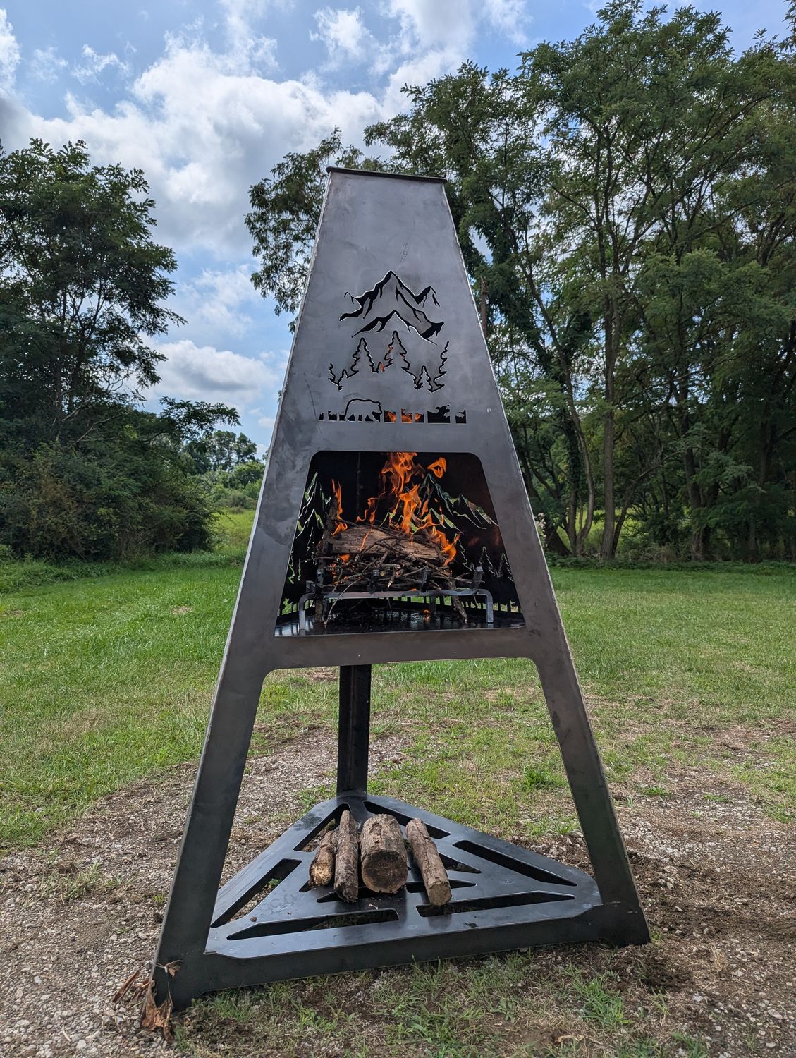 Fire Tower, 6.5 Feet Tall