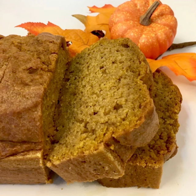 Pumpkin Spice Bread Slice