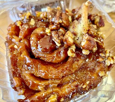 Pecan Bourbon Rum Sticky Bun Gluten Free