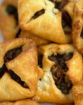 Brisket Beef Wellington with Duxelles (Portabella Mushrooms)