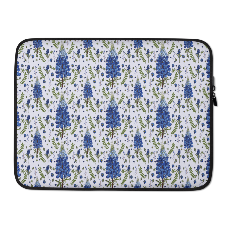 Texas Bluebonnet Laptop Sleeve