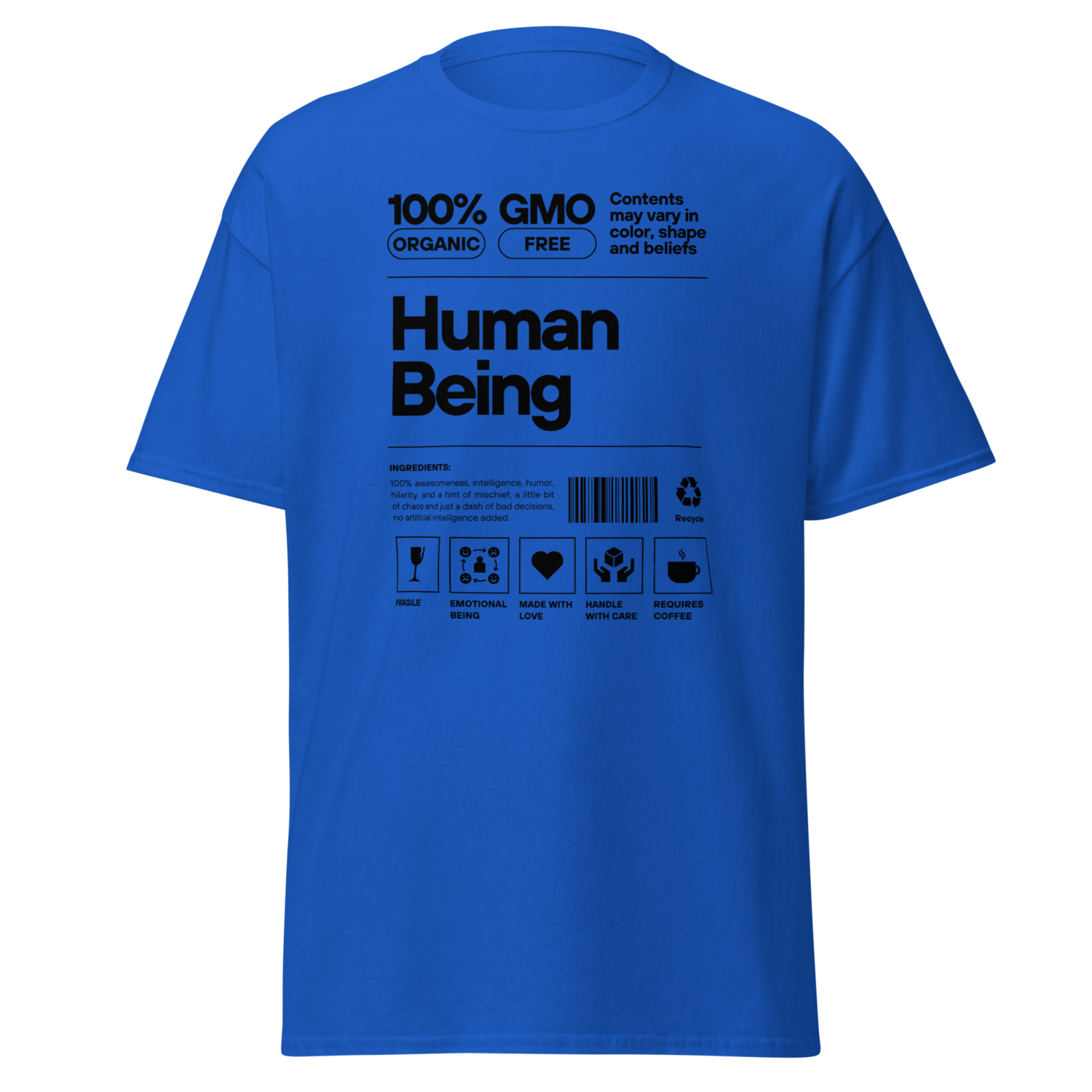 Men&#39;s classic 100% Human