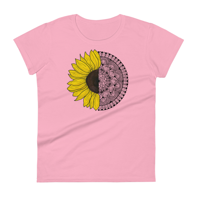 Signature Series - Sunflower Mandala Women&#39;s short sleeve t-shirt