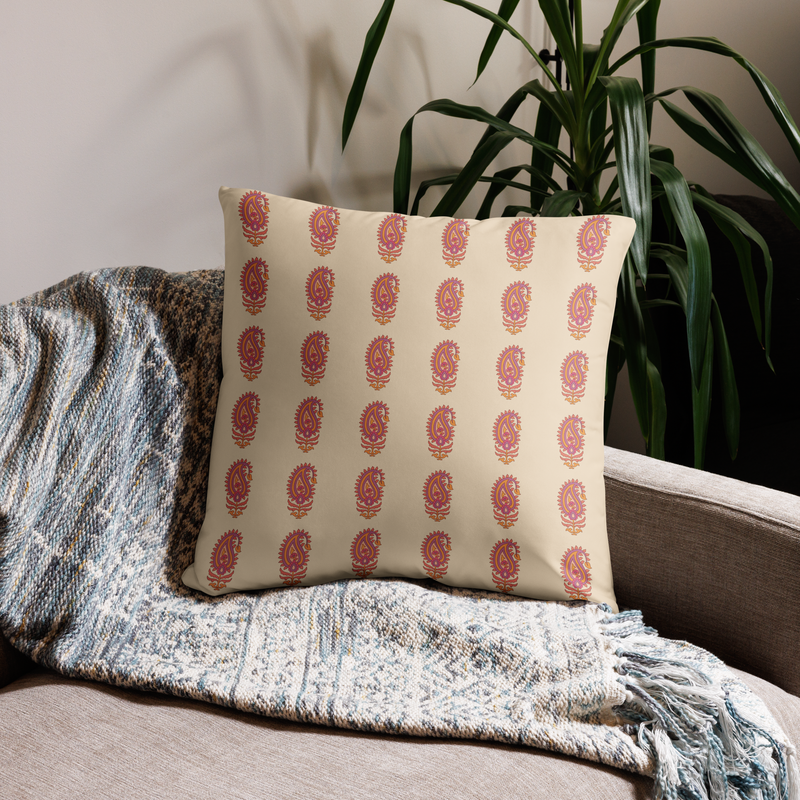 Indian motifs Basic Pillow