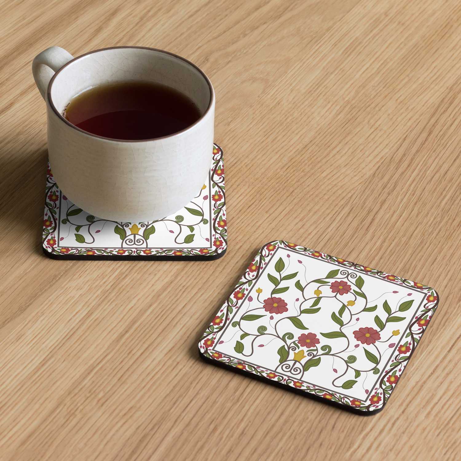 Jaipur art Cork-back coaster