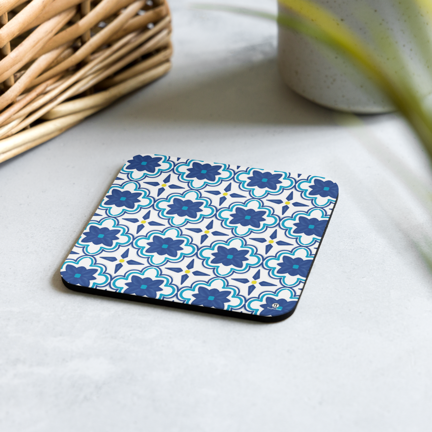 Moroccan Style Cork-back coaster