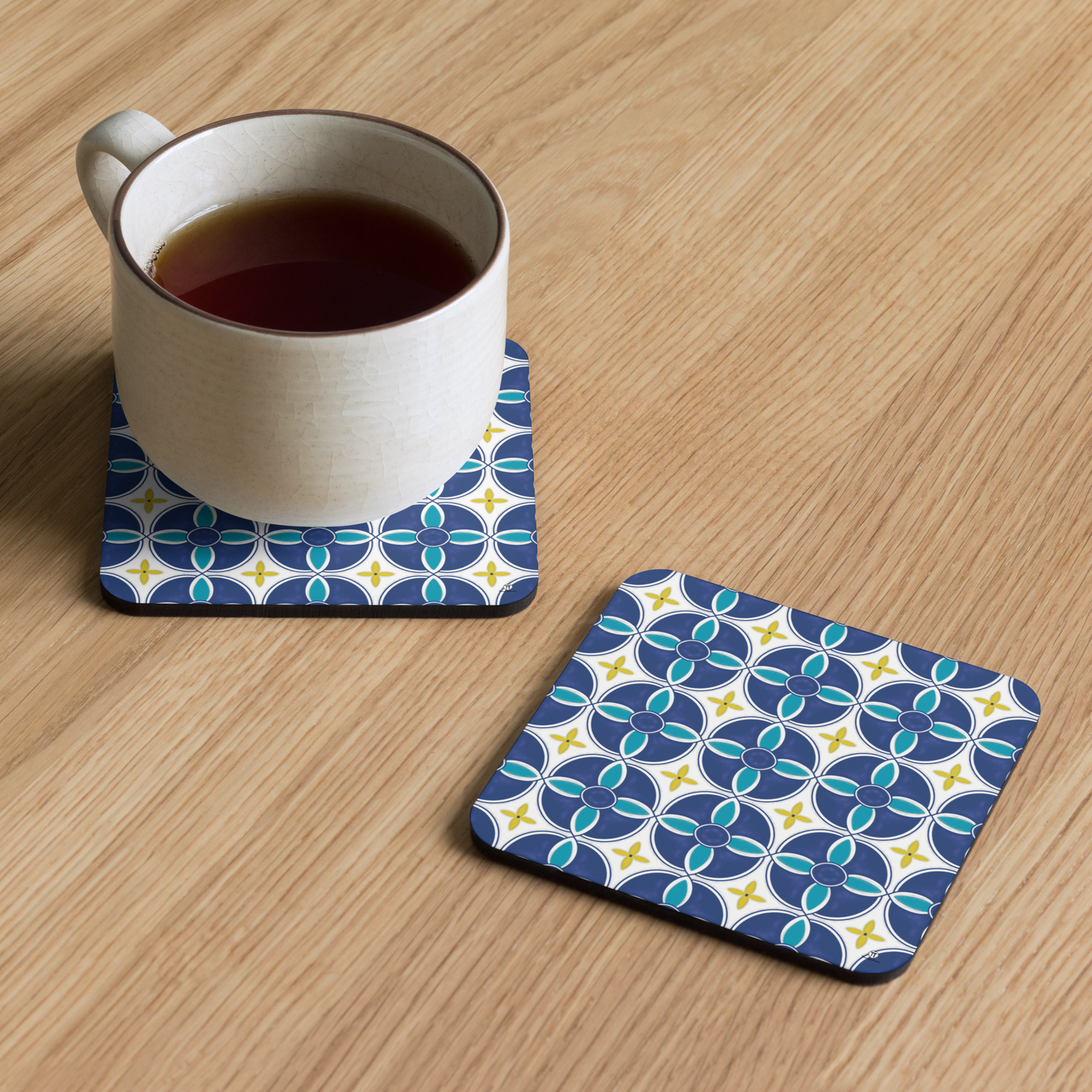 Moroccan Style Cork-Back coaster