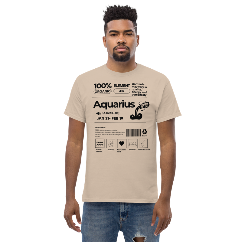 Aquarius Elements Unisex classic tee