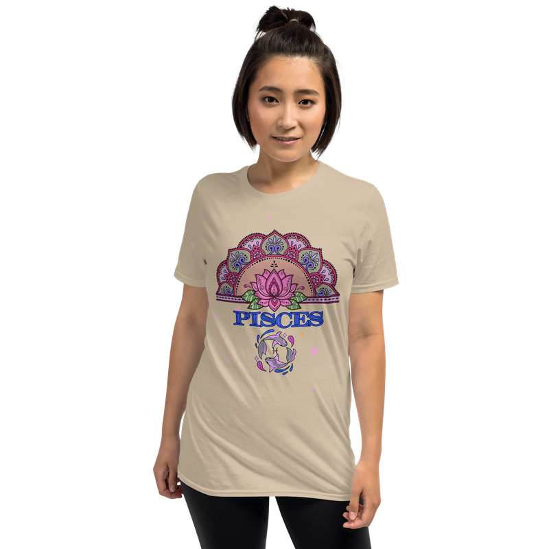 Pisces Mandala Short-Sleeve Unisex T-Shirt
