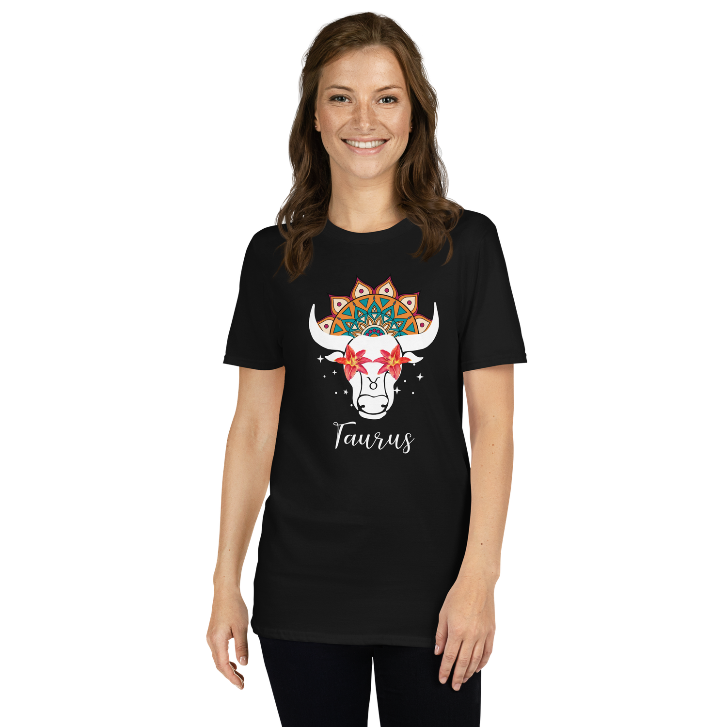 Taurus Mandala Short-Sleeve Unisex T-Shirt