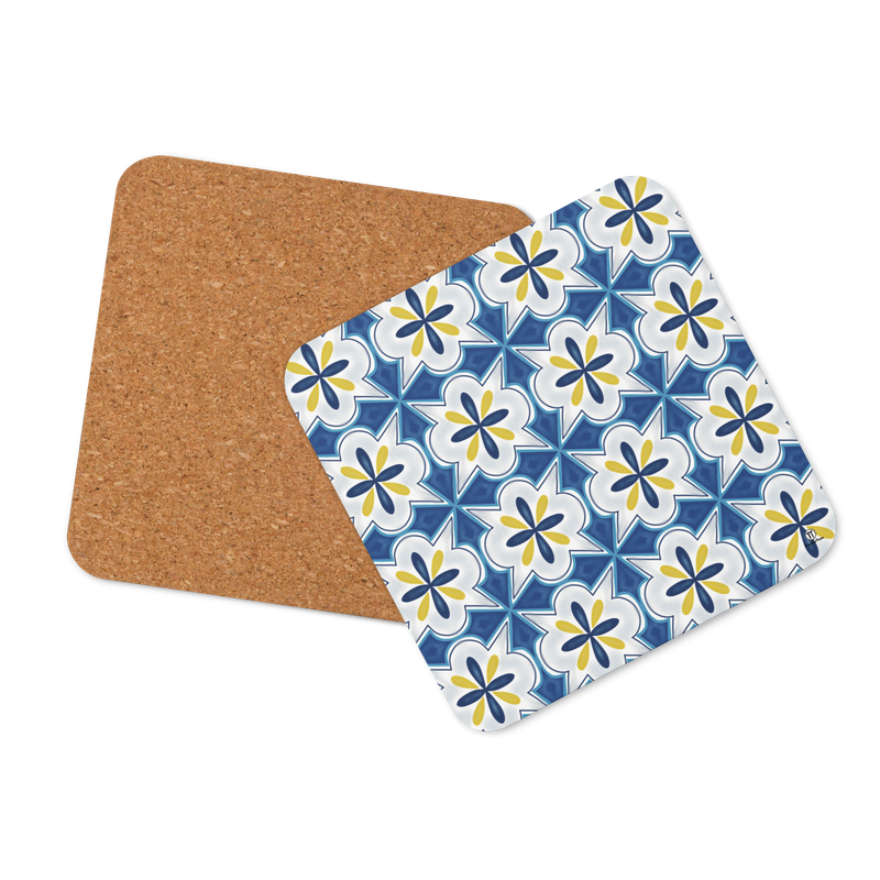 Moroccan Style Cork-back coaster