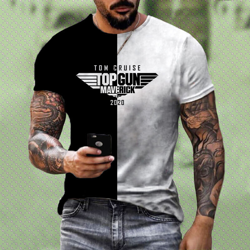 TOP GUN Printed Men&#39;s T-shirt