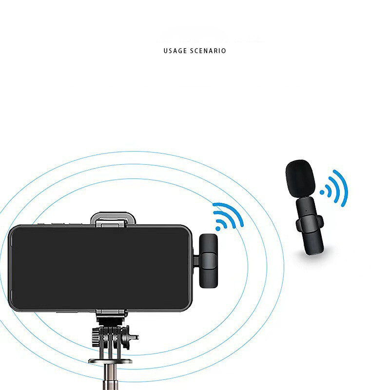 Wireless Lavalier Microphone Portable