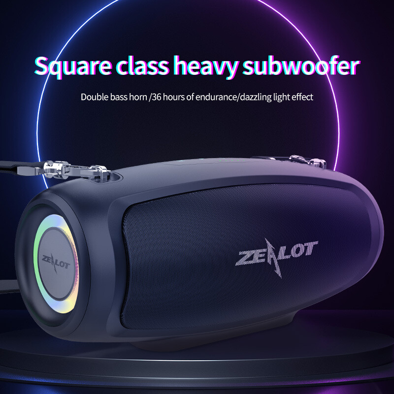 Wireless Speakers Stereo Subwoofer Outdoor Waterproof Music Player