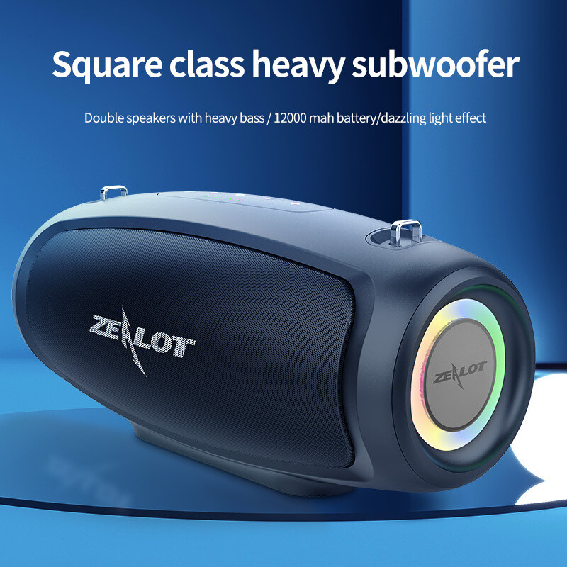 Wireless Speakers Stereo Subwoofer Outdoor Waterproof Music Player