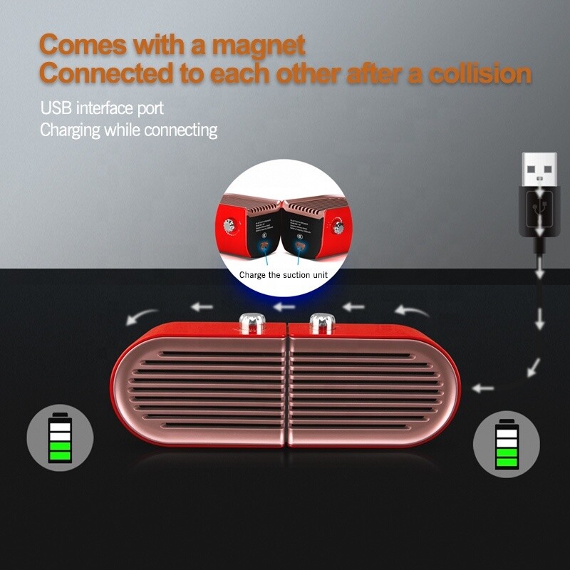 Outdoor Subwoofer Hi-Fi Mini Portable  Wireless Speaker Metal Bass Speaker