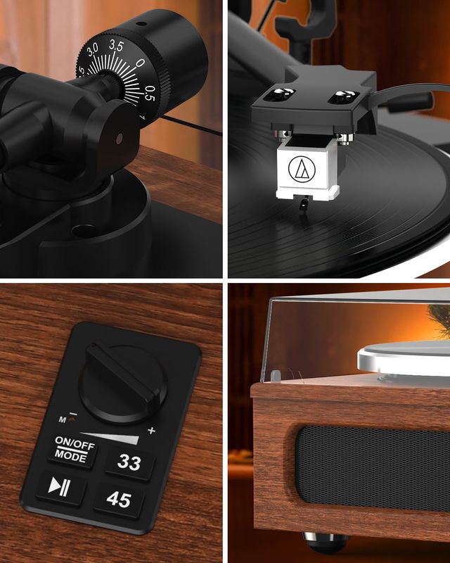 Record Player All-in-One High Fidelity Turntable  ATN3600L