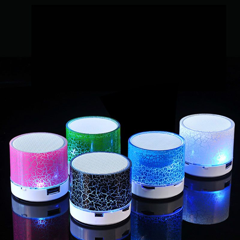 LED Lights Subwoofer USB Charging  Portable Bluetooth Speaker